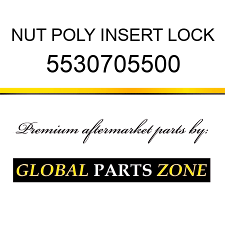 NUT, POLY INSERT LOCK 5530705500