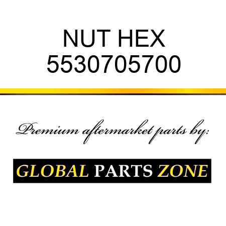 NUT, HEX 5530705700