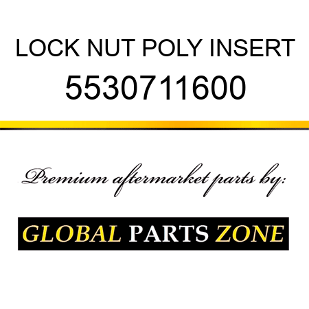 LOCK NUT, POLY INSERT 5530711600