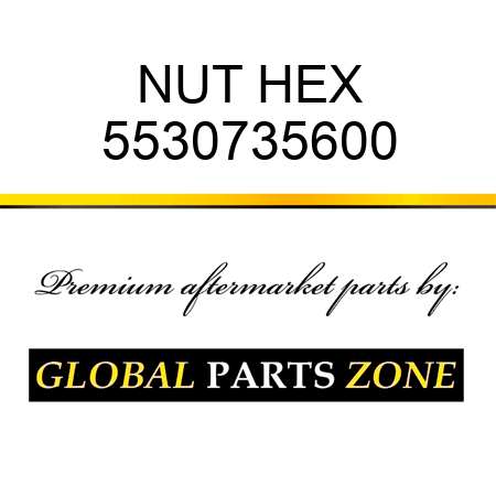 NUT, HEX 5530735600
