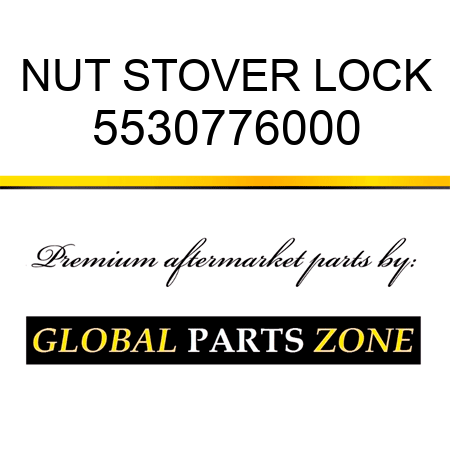 NUT, STOVER LOCK 5530776000