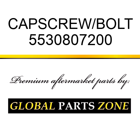 CAPSCREW/BOLT 5530807200