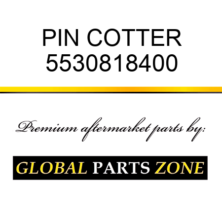 PIN, COTTER 5530818400