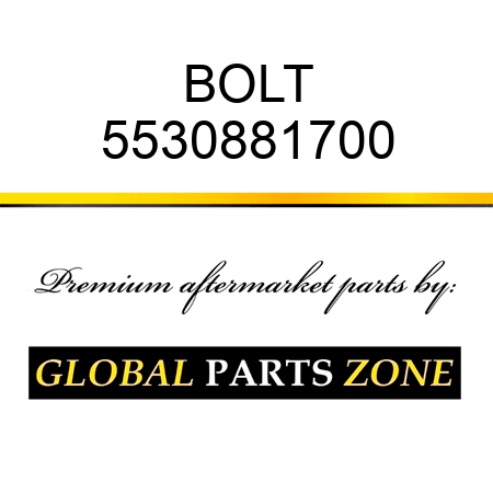 BOLT 5530881700