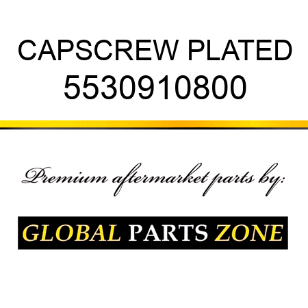 CAPSCREW, PLATED 5530910800