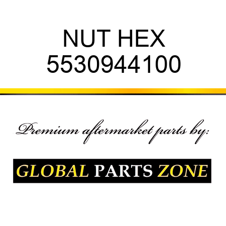 NUT, HEX 5530944100