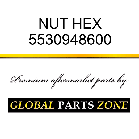 NUT, HEX 5530948600