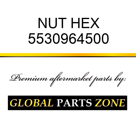 NUT, HEX 5530964500