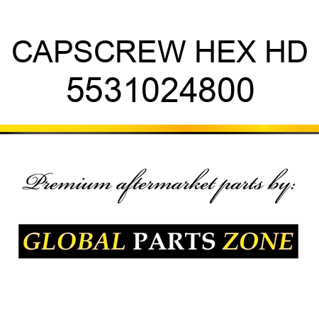 CAPSCREW, HEX HD 5531024800