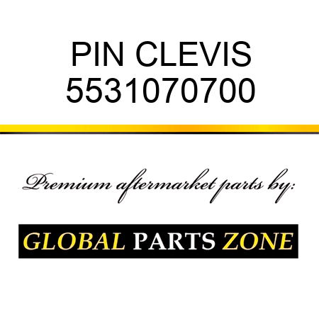 PIN, CLEVIS 5531070700