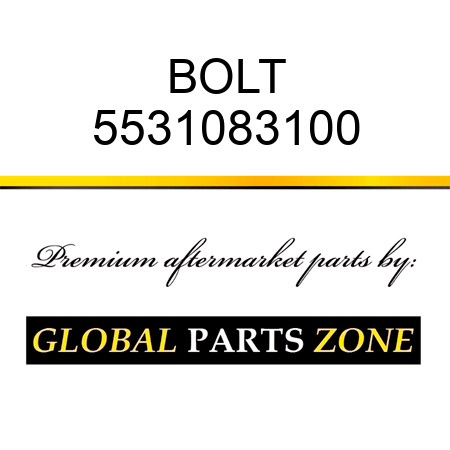 BOLT 5531083100