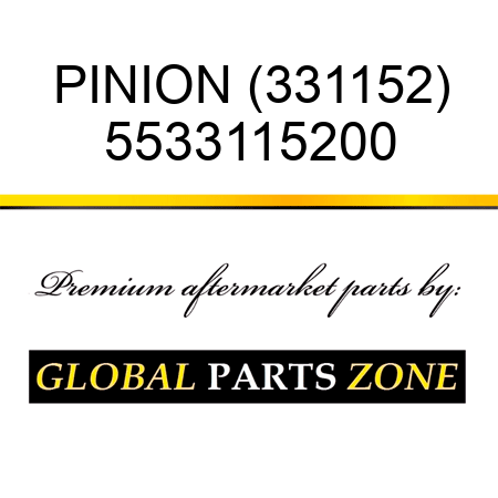 PINION, (331152) 5533115200