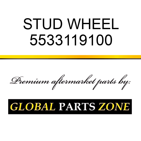 STUD, WHEEL 5533119100