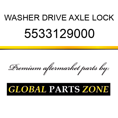 WASHER, DRIVE AXLE LOCK 5533129000