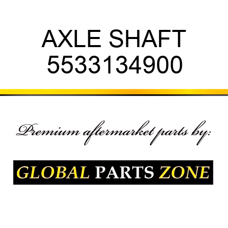 AXLE SHAFT 5533134900