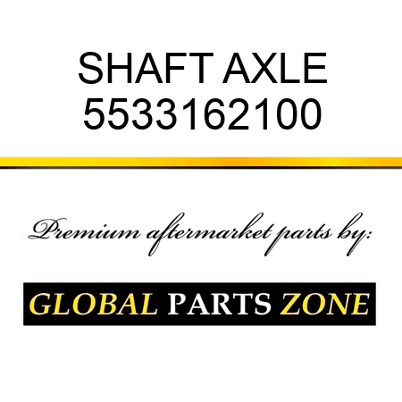 SHAFT, AXLE 5533162100
