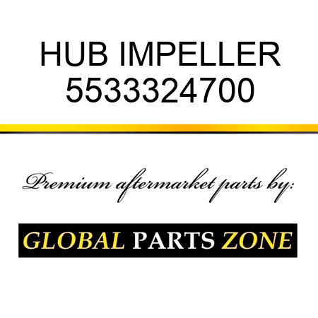 HUB, IMPELLER 5533324700