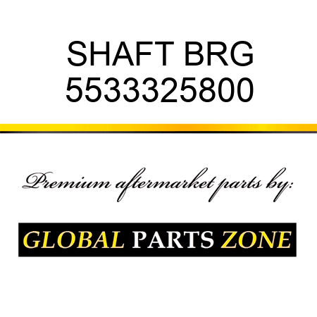 SHAFT, BRG 5533325800