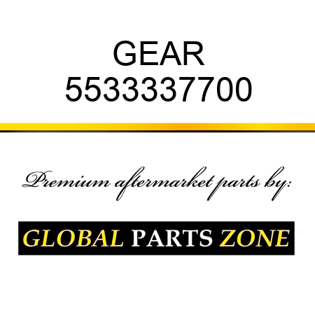 GEAR 5533337700