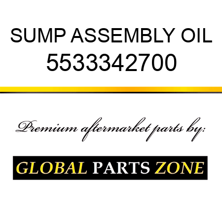SUMP ASSEMBLY, OIL 5533342700