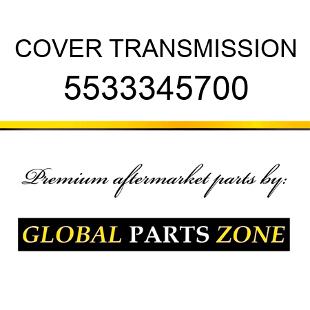 COVER, TRANSMISSION 5533345700