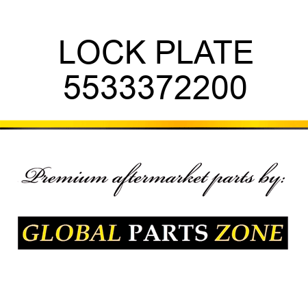 LOCK, PLATE 5533372200