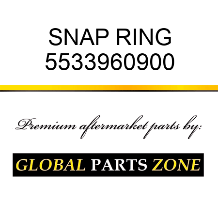 SNAP RING 5533960900