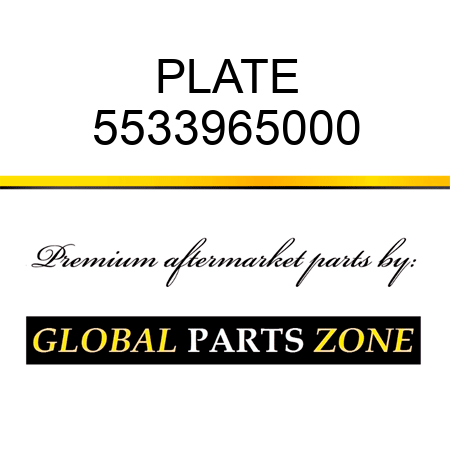 PLATE 5533965000