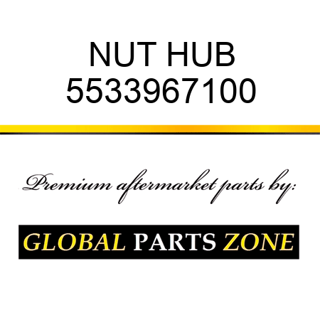 NUT, HUB 5533967100