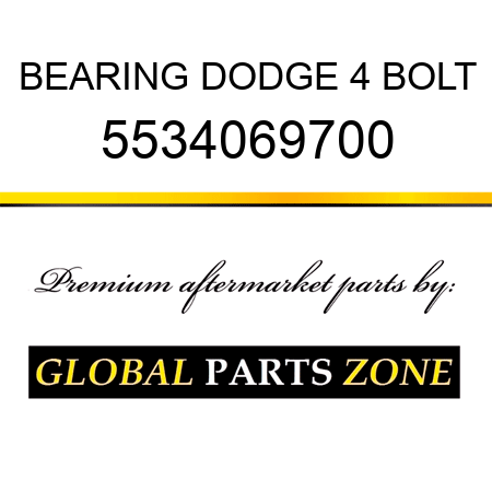 BEARING, DODGE 4 BOLT 5534069700