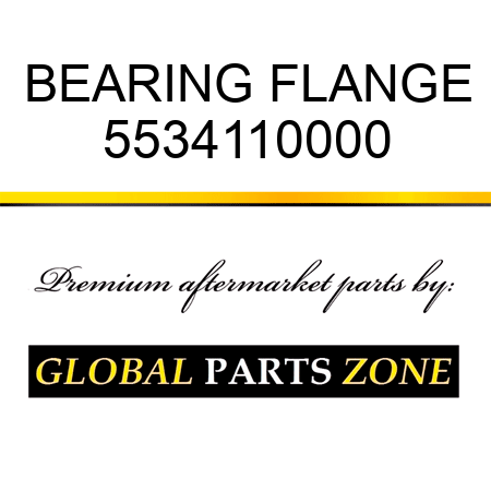 BEARING, FLANGE 5534110000