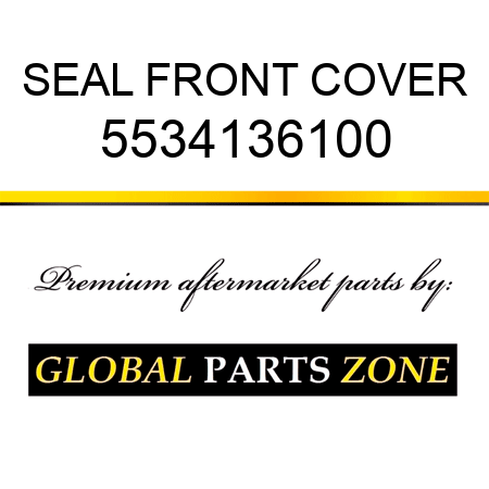 SEAL, FRONT COVER 5534136100