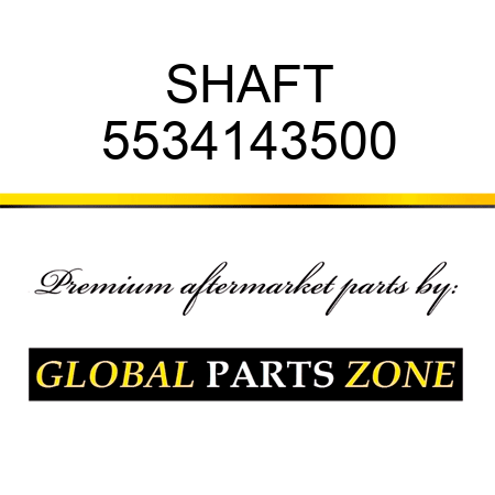 SHAFT 5534143500