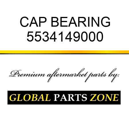 CAP, BEARING 5534149000