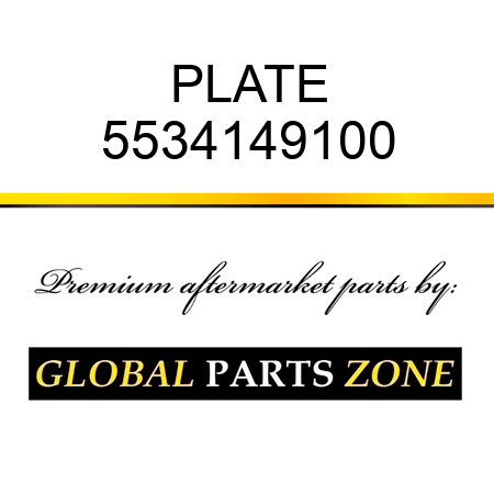 PLATE 5534149100