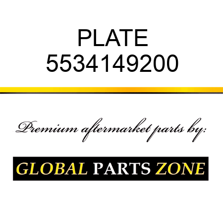 PLATE 5534149200