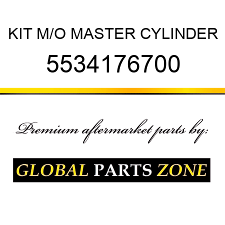 KIT, M/O MASTER CYLINDER 5534176700