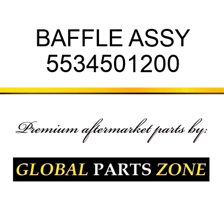 BAFFLE ASSY 5534501200