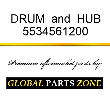 DRUM & HUB 5534561200