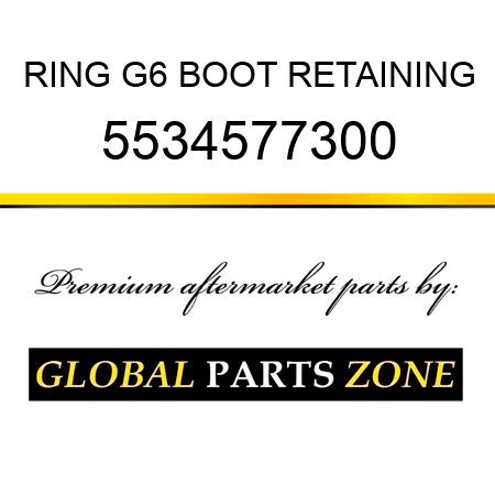 RING, G6 BOOT RETAINING 5534577300