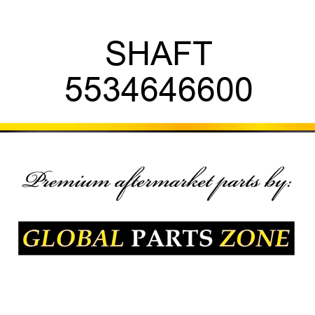 SHAFT 5534646600