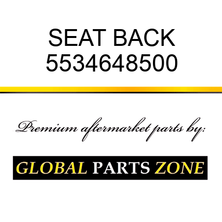 SEAT, BACK 5534648500