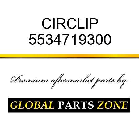 CIRCLIP 5534719300