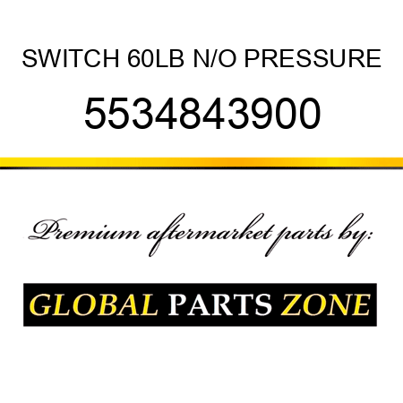 SWITCH, 60LB N/O PRESSURE 5534843900