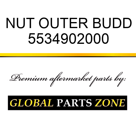 NUT, OUTER BUDD 5534902000