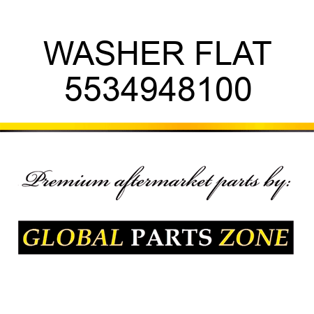 WASHER, FLAT 5534948100