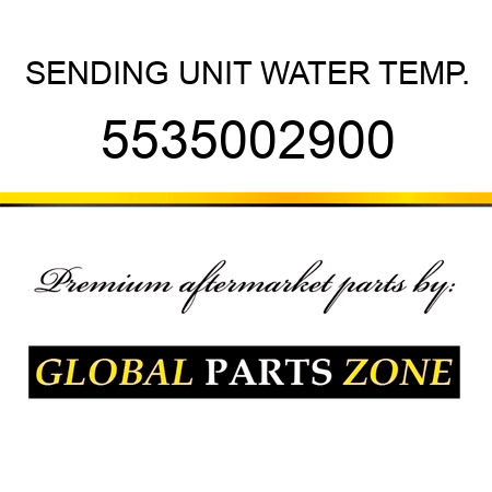 SENDING UNIT, WATER TEMP. 5535002900