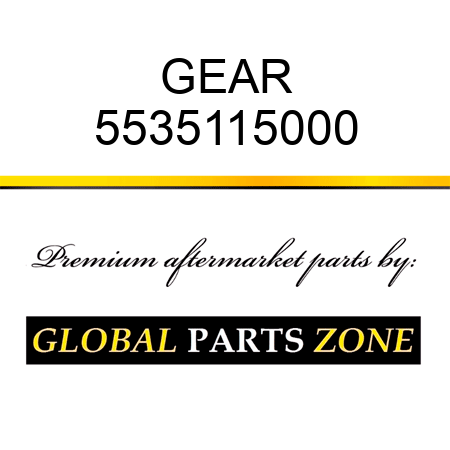 GEAR 5535115000
