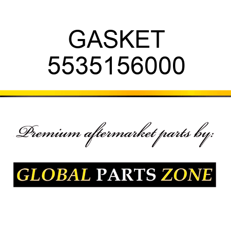 GASKET 5535156000