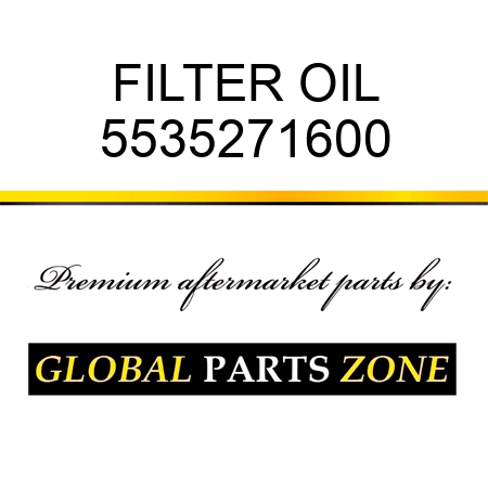 FILTER, OIL 5535271600